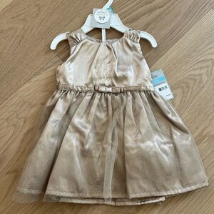 Carter’s 6M Baby Gold Sleeveless Dress - NEW